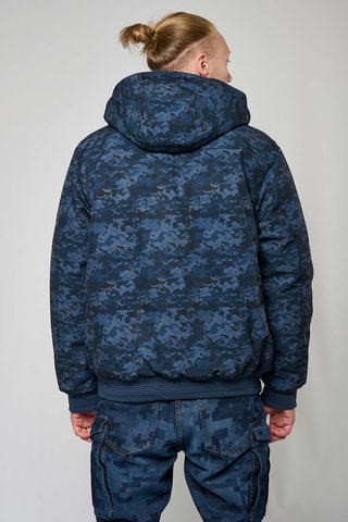 Doudoune à capuche Royer - Bleu