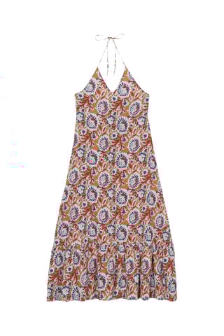 Robe longue dos nu Sanda - Miel