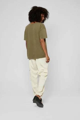 T-shirt oversize en coton biologique Sassy - Kaki