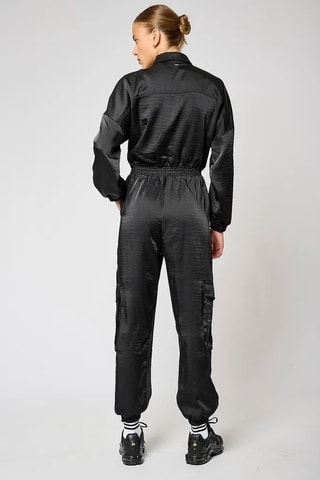Combinaison satinée Sick - Noir
