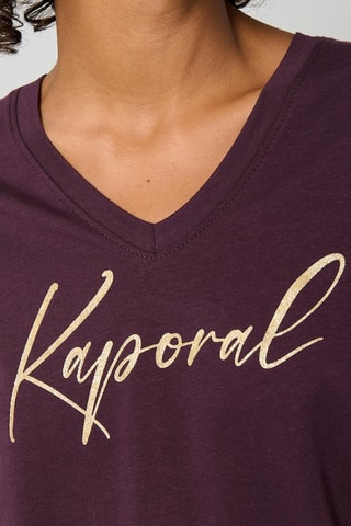 T-shirt en coton biologique Signe - Violet