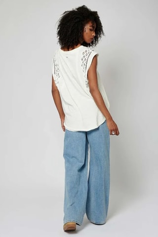 T-shirt oversize oversize Solex - Blanc
