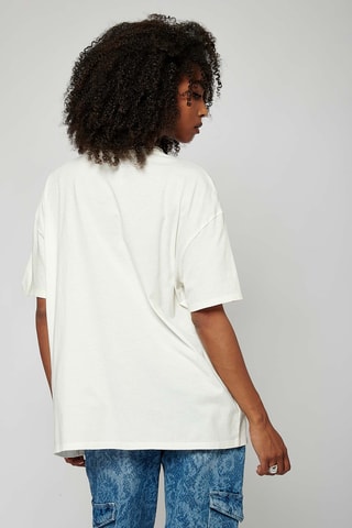 T-shirt en coton biologique Sower - Blanc