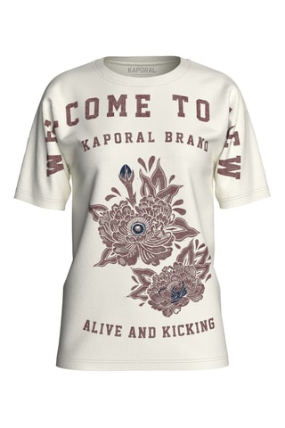 T-shirt en coton biologique Sower - Blanc