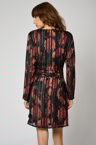 Robe portefeuille Star - Noir