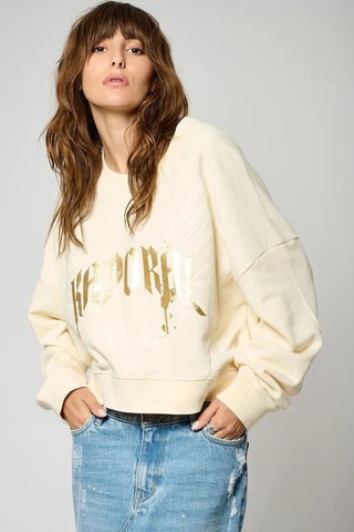 Sweat en coton biologique Sweal - Ecru