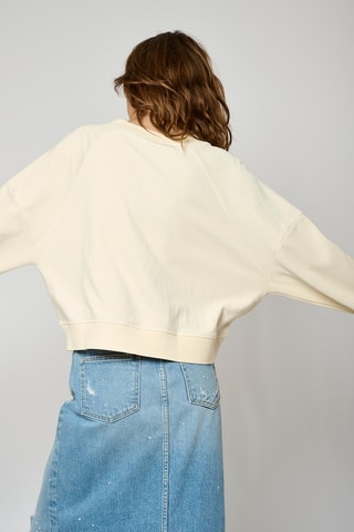 Sweat en coton biologique Sweal - Ecru