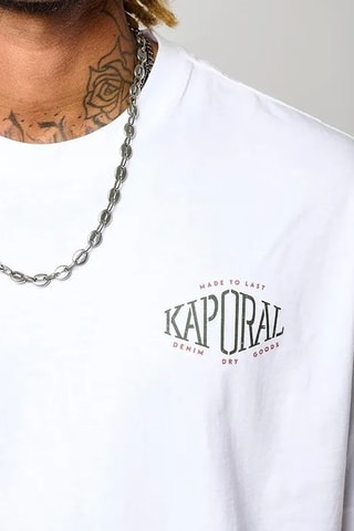 T-shirt regular en coton biologique Vicen - Blanc