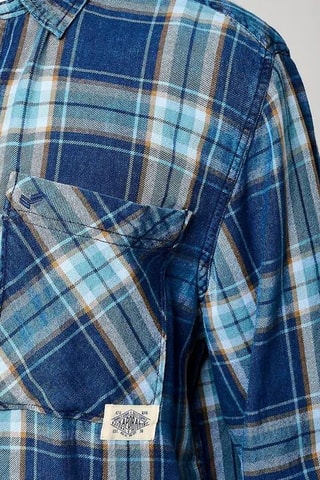 Chemise regular Bahri - Indigo