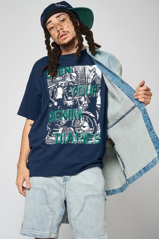 T-shirt regular Vorto - Bleu marine