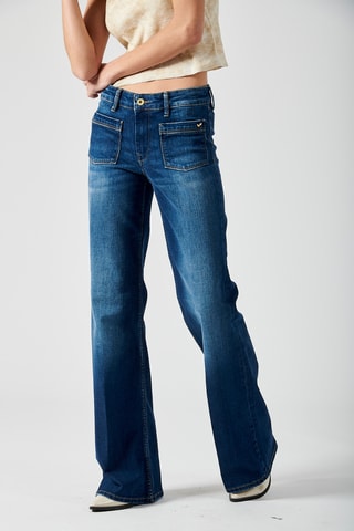 Jean flare Bea  - Bleu