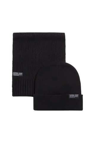 Bonnet et écharpe Bera - Noir