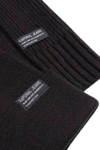 Bonnet et écharpe Bera - Noir