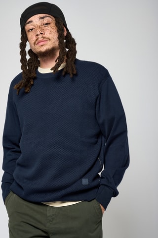 Pull regular Bily  - Bleu marine