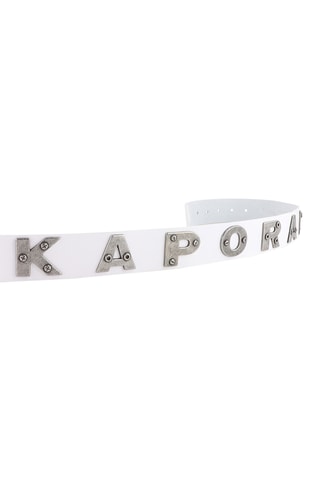 Ceinture en cuir Bold - Blanc