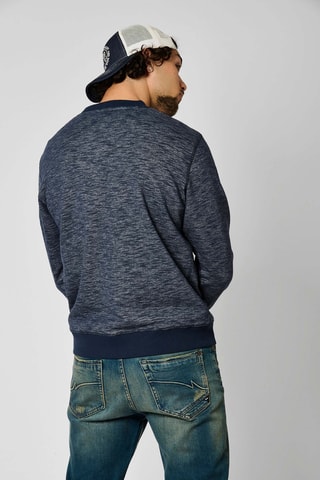 Pull Bono  - Bleu marine chiné