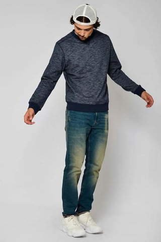 Pull Bono  - Bleu marine chiné