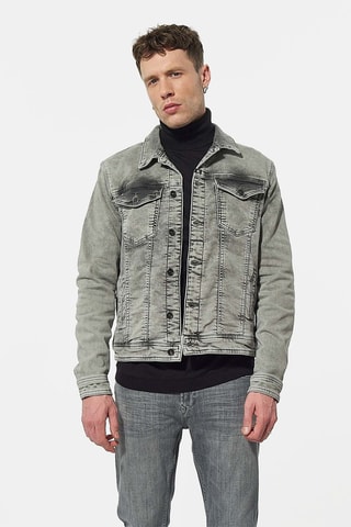 Veste en jean Alvin - Gris clair