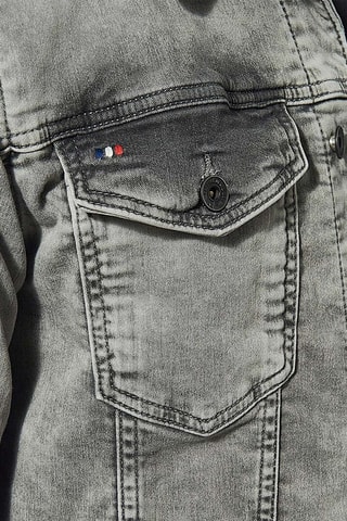 Veste en jean Alvin - Gris clair