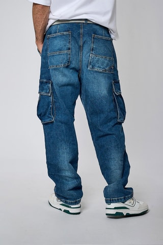 Pantalon cargo Asher - Bleu