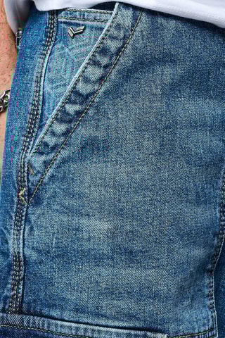 Pantalon cargo Asher - Bleu