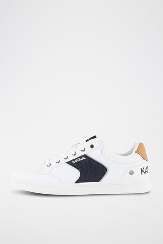 Baskets Dragl - Blanc et bleu