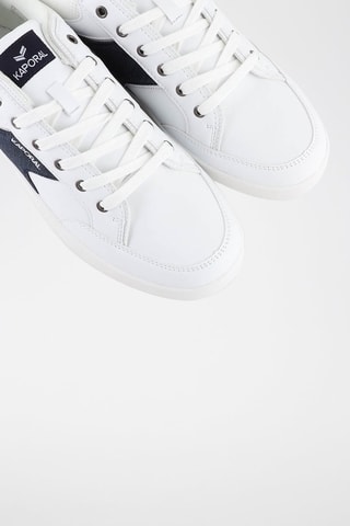 Baskets Dragl - Blanc et bleu