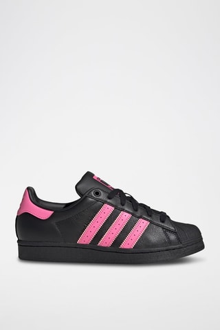 Leren Sneakers Superstar - Zwart en Roze