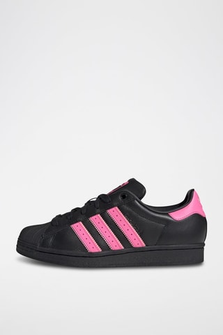 Leren Sneakers Superstar - Zwart en Roze