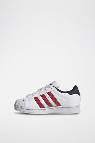 Sneakers Superstar - Wit en Rood