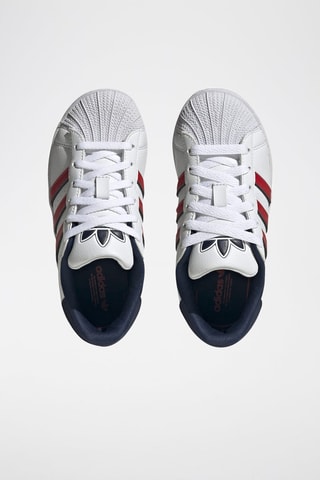 Sneakers Superstar - Wit en Rood