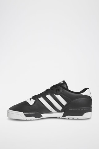 Leren Sneakers Rivarly Low - Zwart en Wit