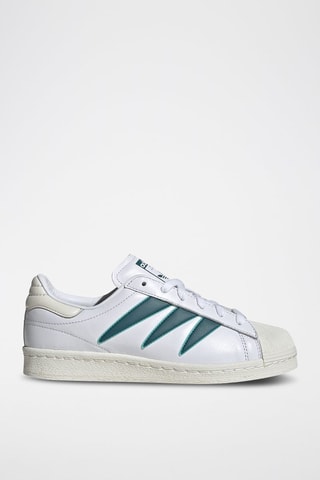 Leren Sneakers Superstar 82 - Wit en Blauw