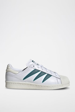 Leren Sneakers Superstar 82 - Wit en Blauw