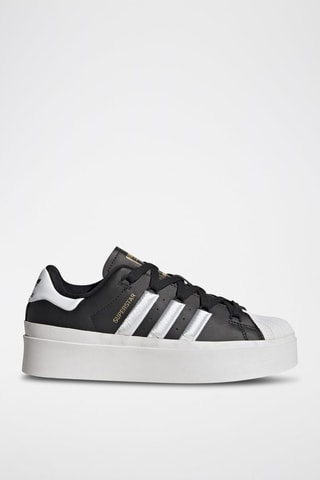 Leren Platform Sneakers Superstar - Zwart en Wit