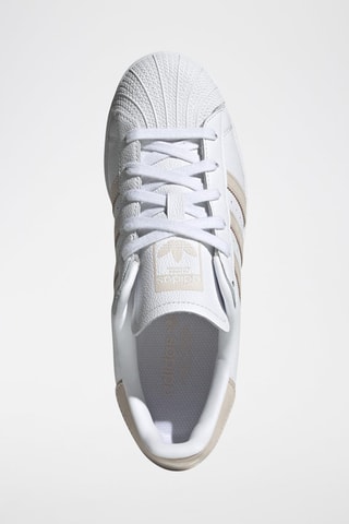 Leren Sneakers Superstar - Wit en Beige