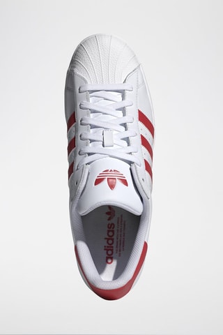 Leren Sneakers Superstar - Wit en Rood