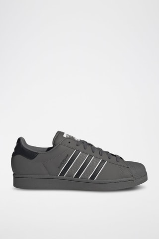 Leren Sneakers Superstar - Grijs en Zwart