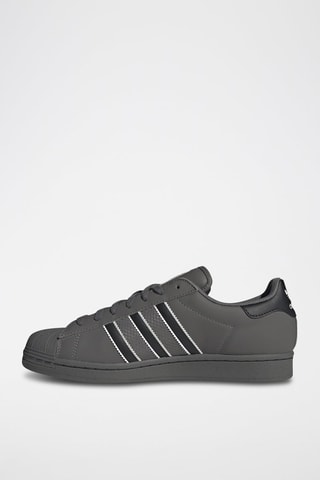 Leren Sneakers Superstar - Grijs en Zwart