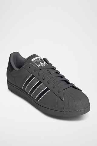 Leren Sneakers Superstar - Grijs en Zwart