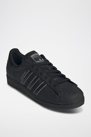 Leren Sneakers Superstar - Zwart