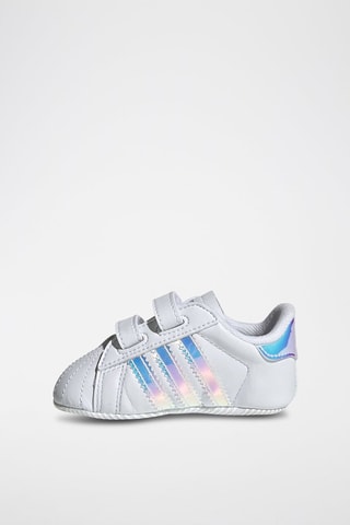 Leren Sneakers Superstar Crib - Wit en Blauw