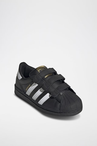 Leren Sneakers Superstar - Zwart en Wit
