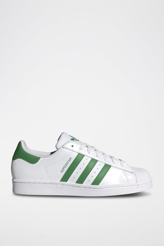 Leren Sneakers Superstar - Wit en Groen