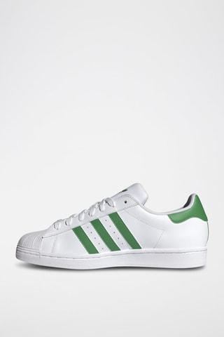 Leren Sneakers Superstar - Wit en Groen