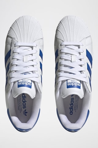 Leren Sneakers Superstar - Wit en Blauw