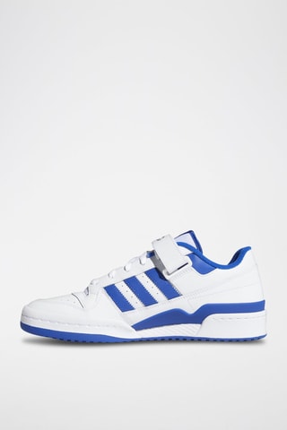Leren Sneakers Forum Low- Wit en Blauw