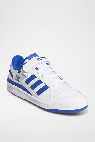 Leren Sneakers Forum Low- Wit en Blauw
