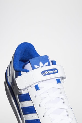 Leren Sneakers Forum Low- Wit en Blauw