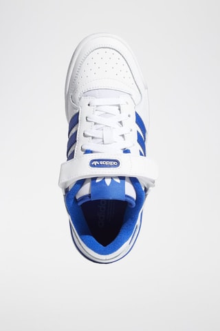 Leren Sneakers Forum Low- Wit en Blauw